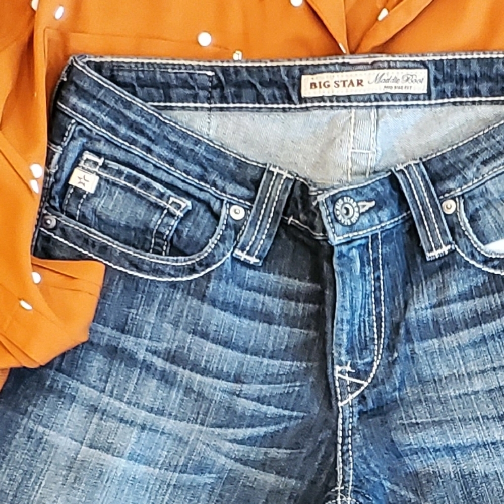 [Big Star] Maggie Boot Cut Jeans - Picture 2 of 11
